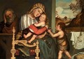The Holy Family with the Infant St John the Baptist 1595 - Niccolo Frangipane