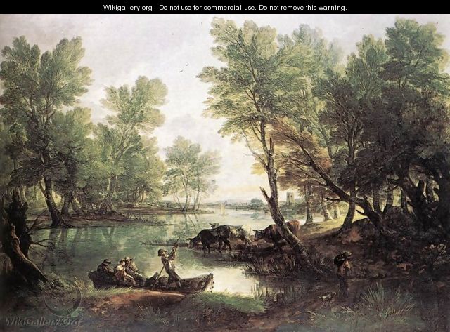 River Landscape 1768-70 - Thomas Gainsborough