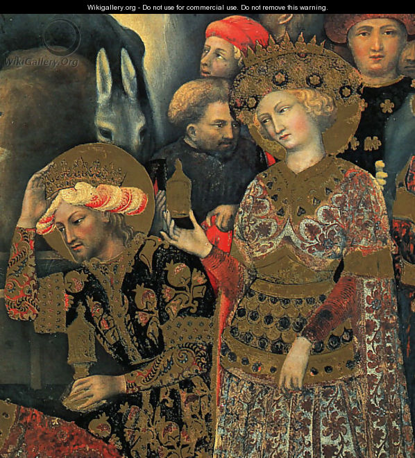 The Adoration of the Magi (detail) 1422 - Gentile Da Fabriano