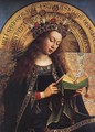 The Ghent Altarpiece- Virgin Mary (detail) 1426-29 - Jan Van Eyck