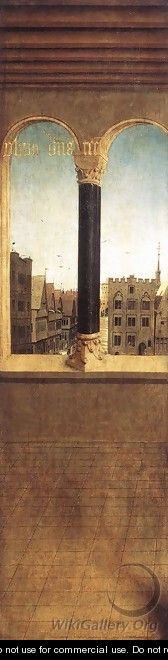 The Ghent Altarpiece- Arched Window with a View 1432 - Jan Van Eyck