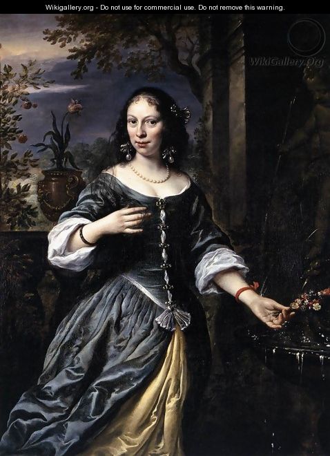 Portrait of Margaretha Tulp 1655 - Govert Teunisz. Flinck