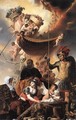 Allegory of the Birth of Frederik Hendrik c. 1650 - Caesar Van Everdingen