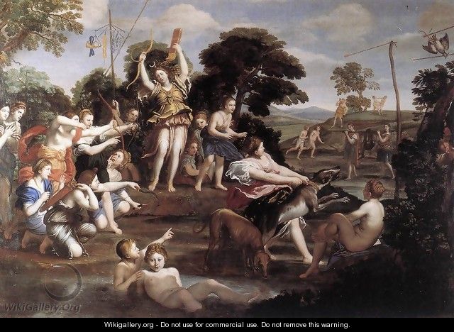 Diana and her Nymphs 1616-17 - Domenichino (Domenico Zampieri)