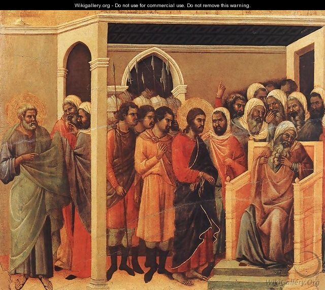 Christ Before Caiaphas 1308-11 - Duccio Di Buoninsegna