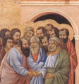 Parting from St John (detail) 1308-11 - Duccio Di Buoninsegna