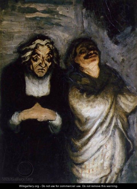 Scene from a Comedy 1858-62 - Honoré Daumier
