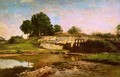 The Flood Gate at Optevoz 1859 - Charles-Francois Daubigny