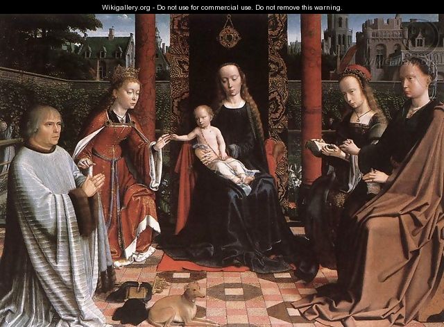 The Mystic Marriage of St Catherine 1505-10 - Gerard David