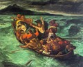 Christ on the Lake of Gennesaret - Eugene Delacroix