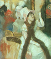 Portrait after a Costume Ball (Portrait of Madame Dietz-Monnin) 1877-79 - Edgar Degas