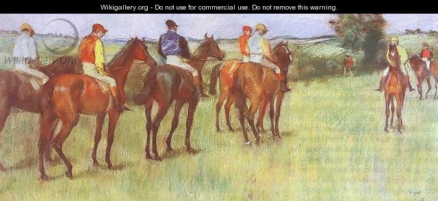 Jockeys - Edgar Degas