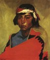 Young Buck Of The Tesuque Pueblo - Robert Henri