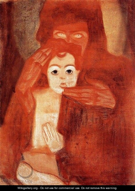 Mother And Child Aka Madonna - Egon Schiele