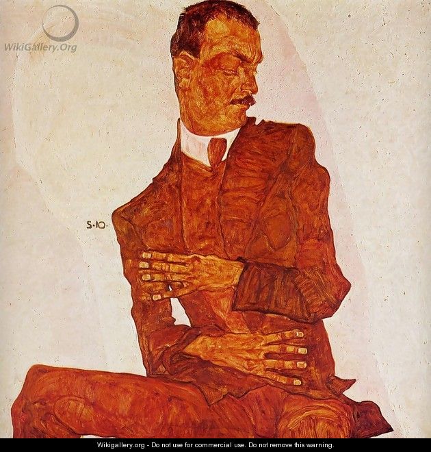 Portrait Of Karl Zakovsek - Egon Schiele