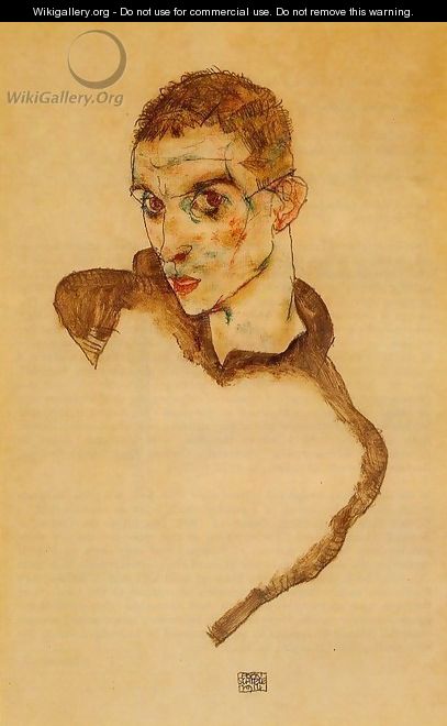 Self Portrait - Egon Schiele