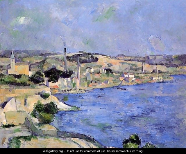 Saint Henri And The Bay Of L Estaque - Paul Cezanne
