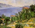 The Bay Of L Estaque From The East - Paul Cezanne