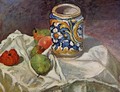 Still Life With Italian Earthenware - Paul Cezanne