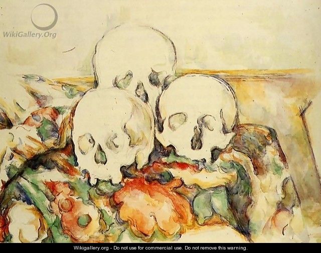Three Skulls - Paul Cezanne