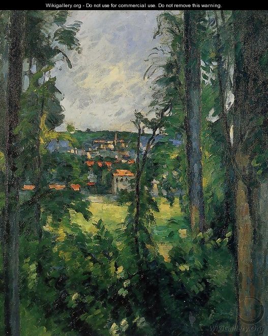 Auvers Sur Oise View From Nearby - Paul Cezanne