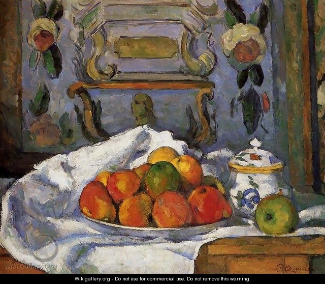 Dish Of Apples - Paul Cezanne
