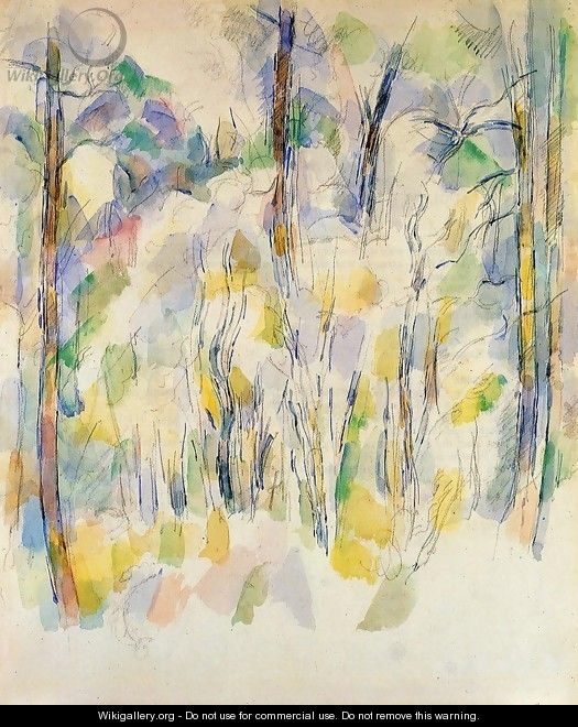 In The Woods2 - Paul Cezanne