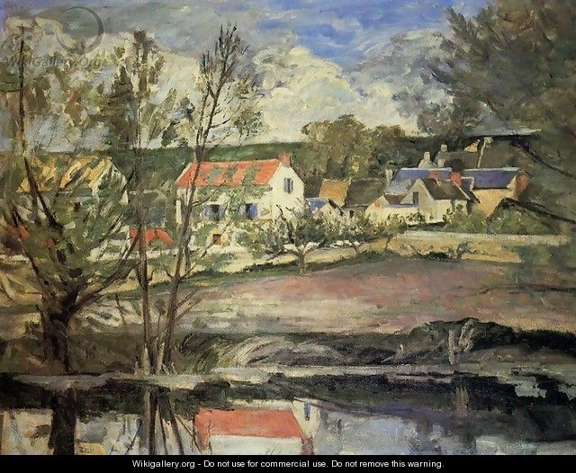 In The Valley Of The Oise - Paul Cezanne