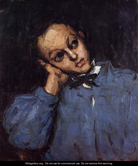 Portrait Of A Young Man - Paul Cezanne