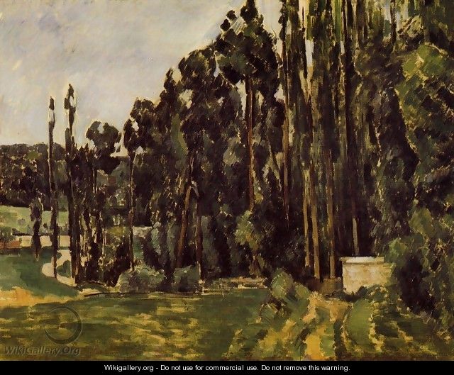 Poplars - Paul Cezanne