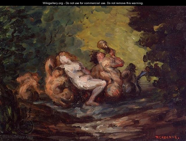 Neried And Tritons - Paul Cezanne