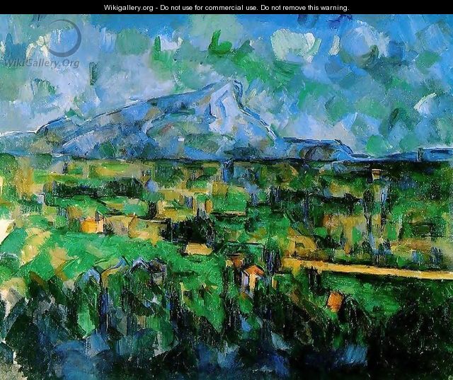Mont Sainte Victoire Seen From Les Lauves - Paul Cezanne