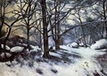 Melting Snow Fontainbleau - Paul Cezanne