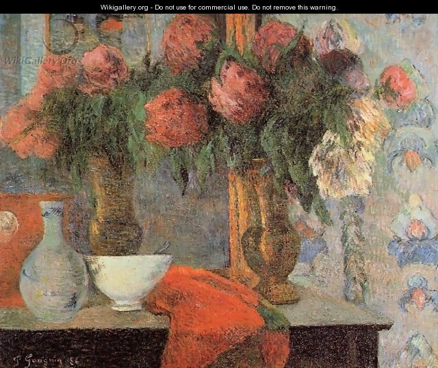 Still Life The White Bowl - Paul Gauguin