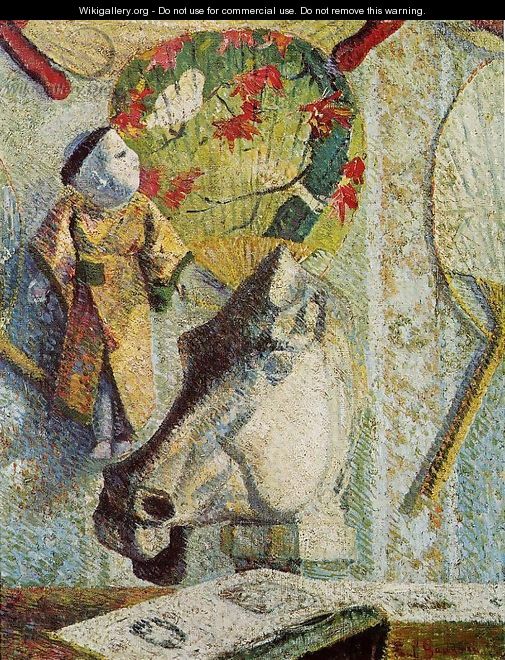Still Life With Horses Head - Paul Gauguin