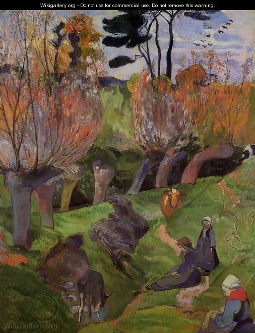 The Willows - Paul Gauguin