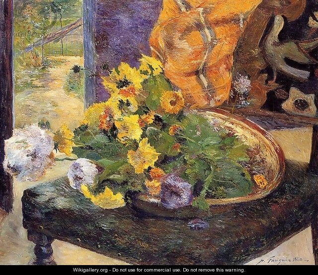 The Makings Of A Bouquet - Paul Gauguin