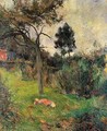 Young Woman Lying In The Grass - Paul Gauguin
