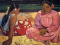 Two Women On The Beach - Paul Gauguin
