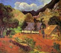 Landscape With Three Figures - Paul Gauguin