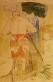 Ja Orana Ritou Aka Self Portrait Of The Artist At His Drawing Table Tahiti - Paul Gauguin