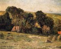 Haymaking Near Dieppe - Paul Gauguin