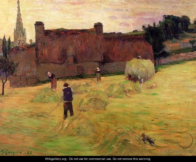 Haymaking - Paul Gauguin