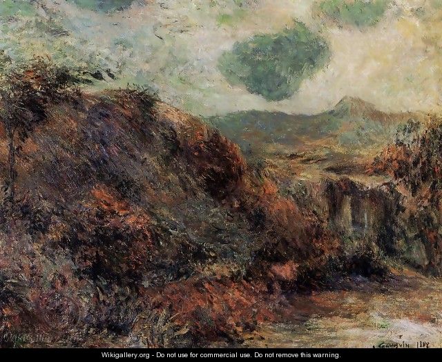 Mountain Landscape - Paul Gauguin