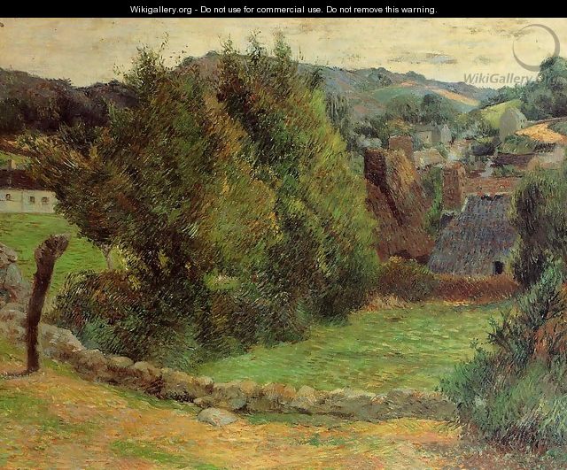 Mount Sainte Marguerite From Near The Presbytery - Paul Gauguin