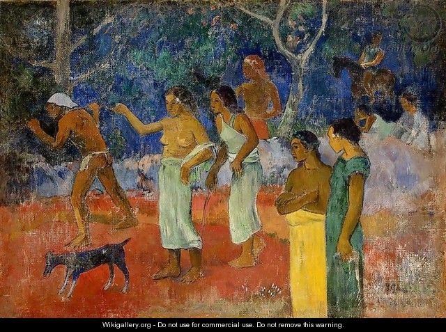 Scenes From Tahitian Live - Paul Gauguin