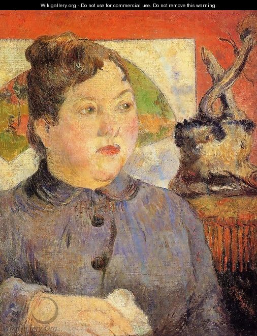 Portrait Of Madame Alexander Kholer - Paul Gauguin