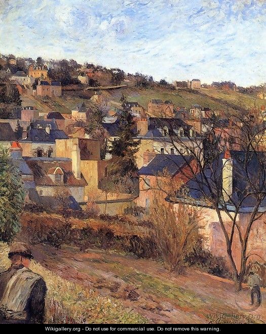 Blue Roofs Rouen - Paul Gauguin