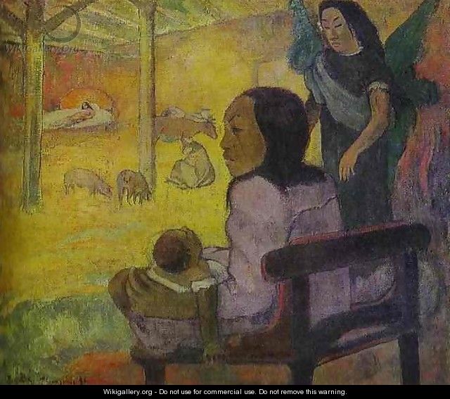 Baby Aka The Nativity - Paul Gauguin