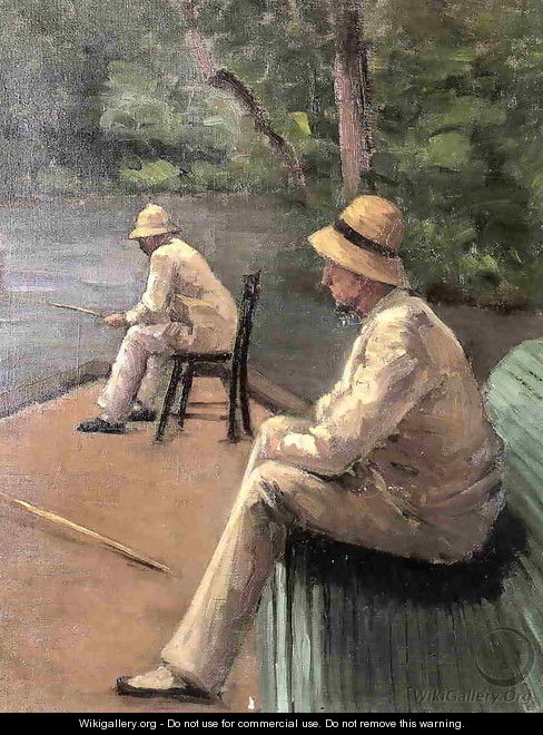 Fishermen On The Banks Of The Yerres - Gustave Caillebotte